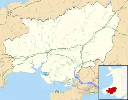 Location of County of Carmarthenshire