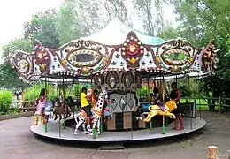 Carousel at the zoo.