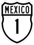 Federal Highway 1 shield