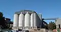 Grain storage silos, Carrington port district, Newcastle, New South Wales.