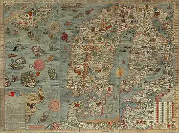 Carta marina of the Baltic Sea region (1539)