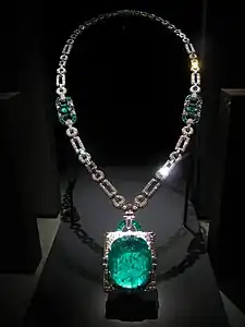 Cartier: Mackay emerald and diamond necklace