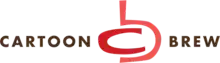 The letters "c" and "b" overlapping, surrounded by the words "Cartoon Brew" on the left and right