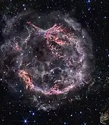 Near-Infrared Camera (NIRCam) image of Cassiopeia A