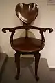 Chair in oak, designed 1906