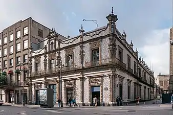 Casa de los Azulejos palace, ca. 1737, Mexico City, Mexico.