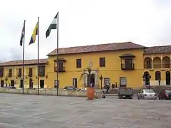 Casa Fundador Gonzalo Suárez Rendón on the Plaza Bolívar in Tunja