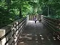 One of many paved walking trails in Cascades