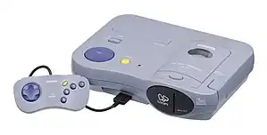 Casio Loopy, created by Casio. Released in October 1995 in Japan, targeted at female gamers.