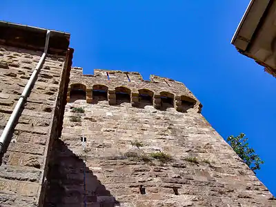 Crenelated walls of the old Bishop's palace