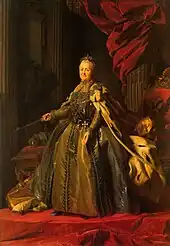 full length portrait for Catherine the Great of Russis