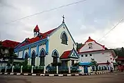 Saint Barbara Catholic church in Sawahlunto