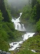 The Lutour waterfall