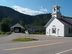 Stark Union Church at the Stark Covered Bridge