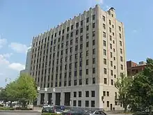 Hulman Building, a ten story art deco high rise