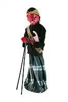 Wayang golek figure, Cepot, a Sundanese Punokawan, Indonesia