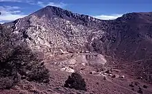 view of ghost town around mine