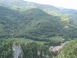 Town seen from the chateau