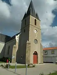 The church in Châteauneuf