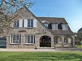 The town hall in Chailly-en-Bière