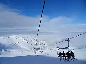 Chairlift over Mount Hutt