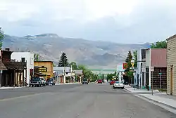 Main Street in Challis, May 2007