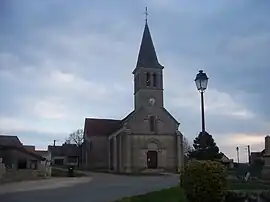 The church in Champagny-sous-Uxelles