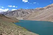 Footpath around the lake, Jul 2017