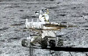 Yutu-2 rover on the far side of the Moon