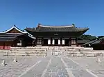 Myeongjeongjeon, the main hall of the palace