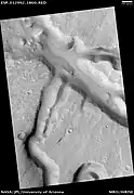 Channels in Ares Vallis Region, as seen by HiRISE