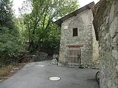 Telephone exchange in an old house in Chanolles