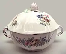 Chantilly soft-paste porcelain, 1750–1760.