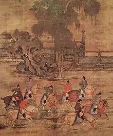 Polo players, Song dynasty.