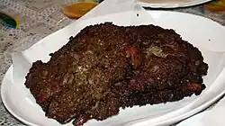 Chapli kebab is another famous Pakistani food specialty.