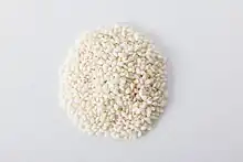 Glutinous japonica rice