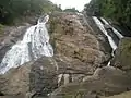 A view of the waterfall