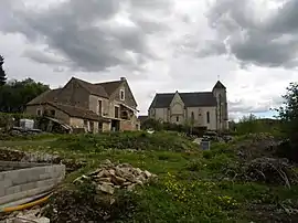 A general view of Chaudenay-la-Ville