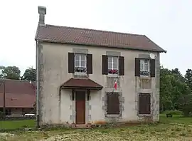 The town hall in Chaux-Champagny