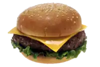 A cheeseburger