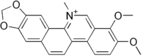 Skeletal formula of chelerythrine