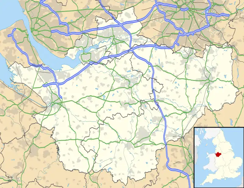 Peover Superior is located in Cheshire