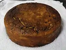 A well-done chestnut cake