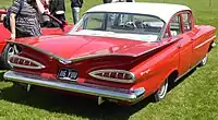 1959 Chevrolet Biscayne four-door sedan rear