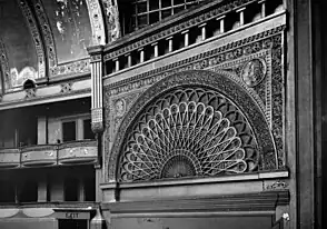 Interior detail of the Auditorium Theatre