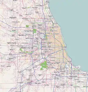 Palmolive Building is located in Chicago metropolitan area