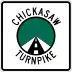 Chickasaw Turnpike marker