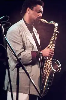 Chico Freeman in 1989, at the North Sea Jazz Festival with The Leaders.