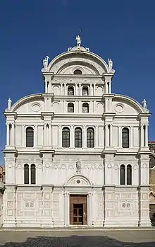 San Zaccaria, Venice, Codussi completed the upper parts of a church begun in Gothic