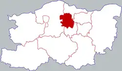 Location in Zhengzhou